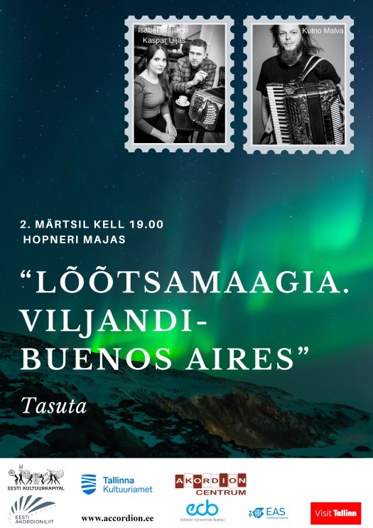 02. märtsil 2019 kell 19.00 Hopneri Majas kontsert